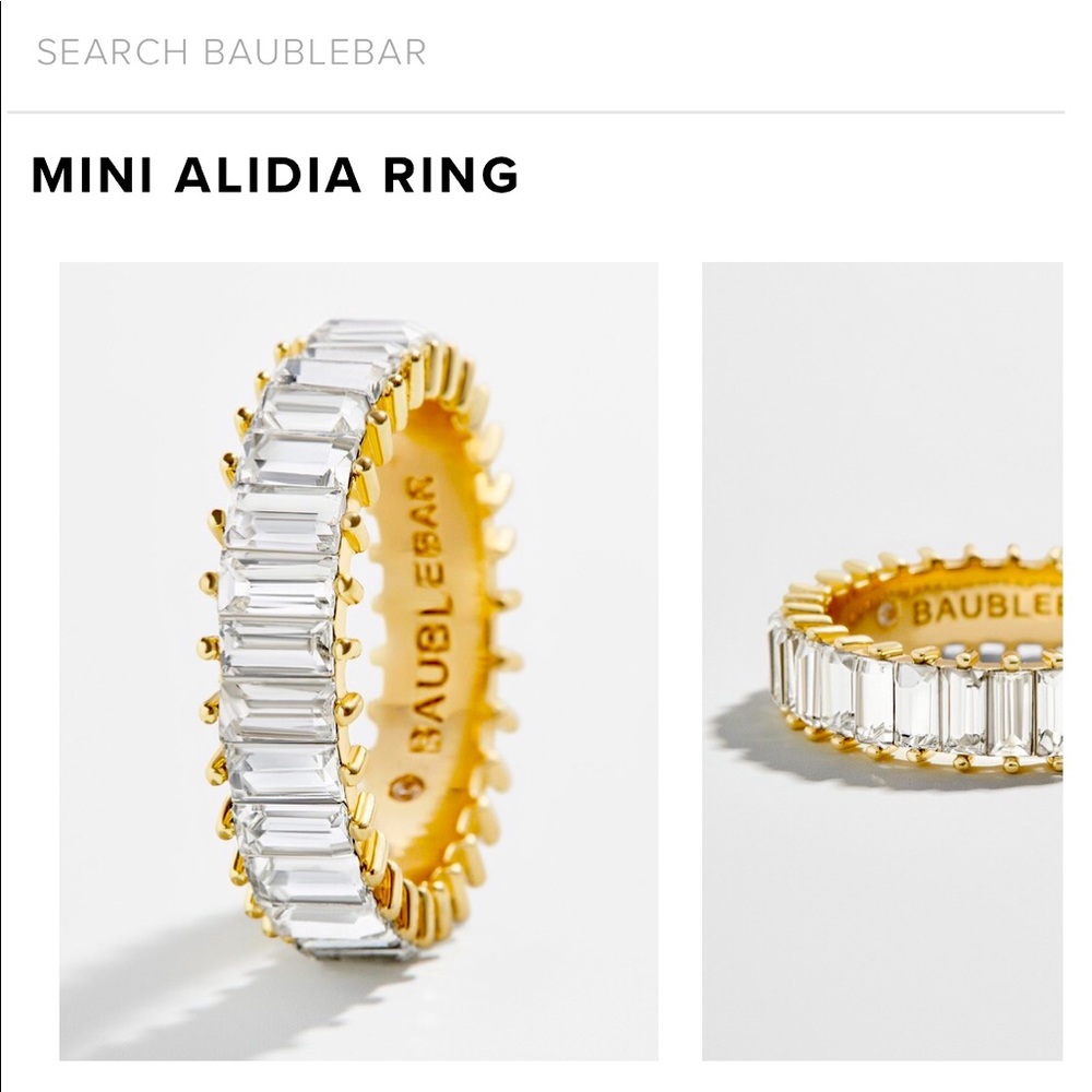 BaubleBar Mini Alidia Ring, Size 8